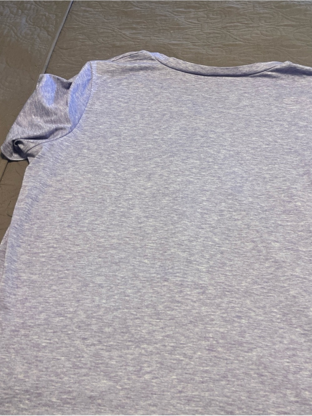 SHEIN Lavender V-Neck Tee with Wildflower Print - Picture 4 of 7